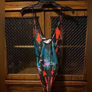 Vibrant Multicolor Swimsuit xl